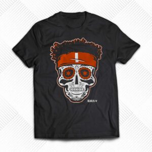 Justin Fields Sugar Skull Shirt Justin Fields Sugar Skull Shirt
