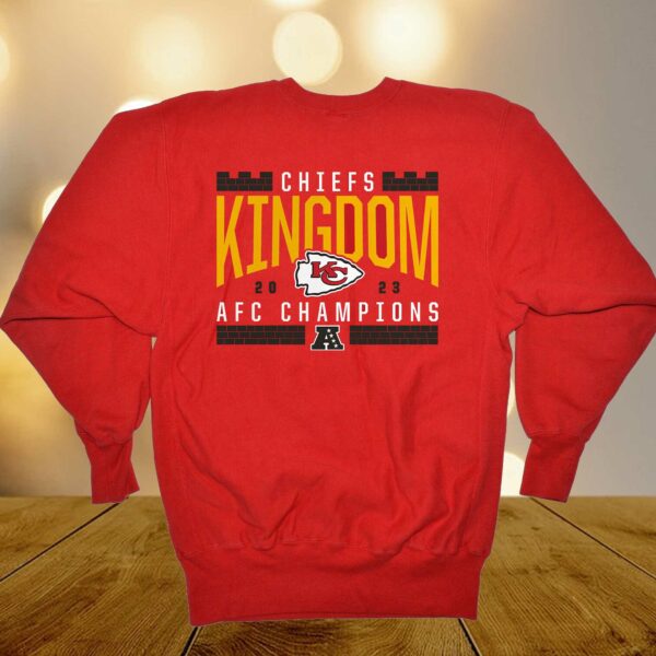 Kansas City Chiefs 2023 Afc Champions Hometown Not Done T-shirt