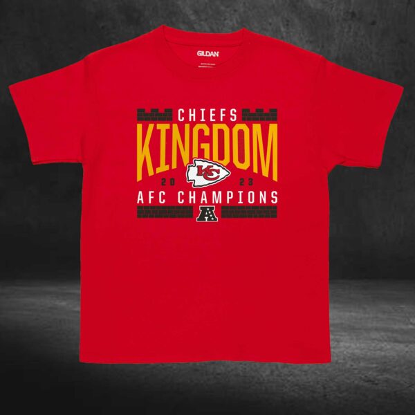 Kansas City Chiefs 2023 Afc Champions Hometown Not Done T-shirt