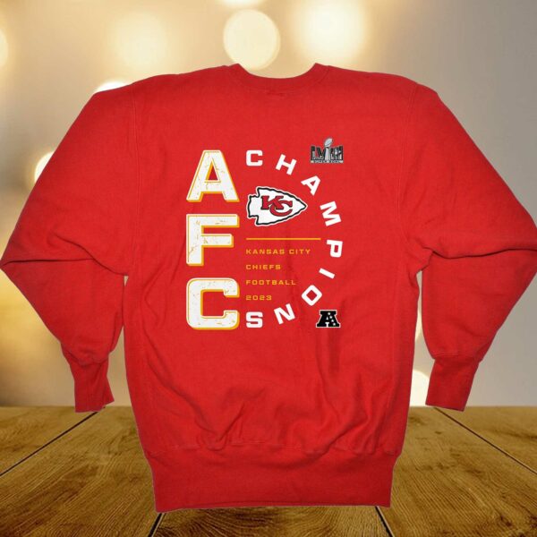 Kansas City Chiefs 2023 Afc Champions Right Side Draw T-shirt
