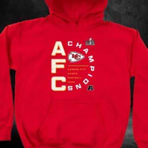 Kansas City Chiefs 2023 Afc Champions Right Side Draw T shirt 3