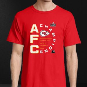 Kansas City Chiefs 2023 Afc Champions Right Side Draw T shirt 4