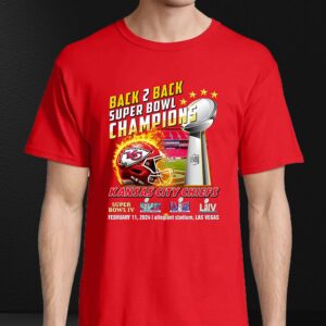 Kansas City Chiefs 2023 Super Bowl Champions Back To Back T Shirt 4