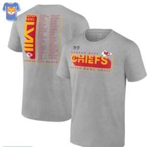 Kansas City Chiefs Fanatics Branded Super Bowl Lviii Team Members Roster T-shirt 2 Kansas City Chiefs Fanatics Branded Super Bowl Lviii Team Members Roster T shirt 3