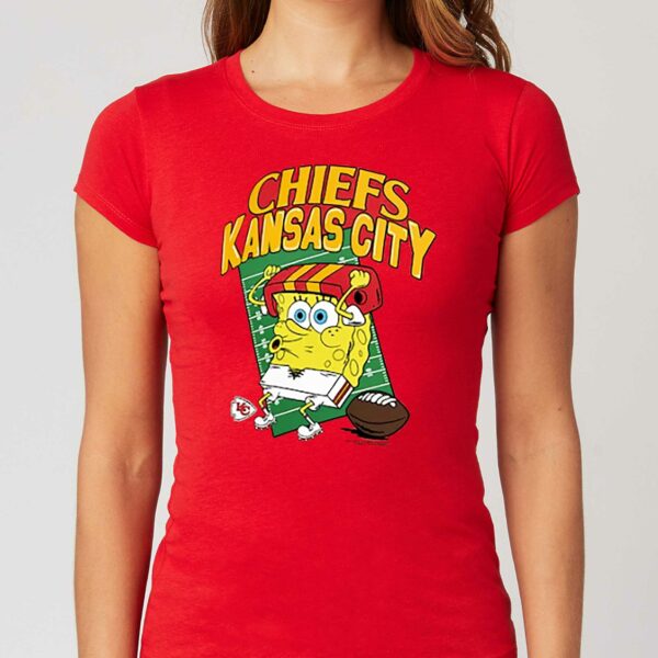 Kansas City Chiefs Homage Super Bowl Lviii X Spongebob Squarepants T-shirt