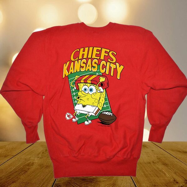 Kansas City Chiefs Homage Super Bowl Lviii X Spongebob Squarepants T-shirt