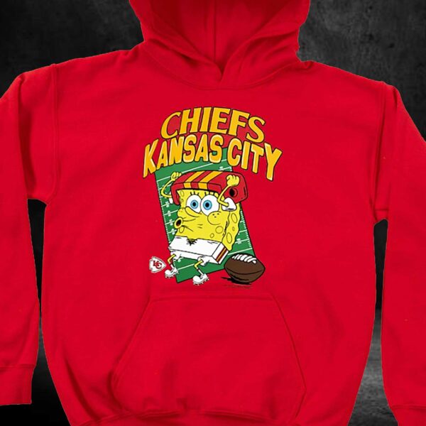 Kansas City Chiefs Homage Super Bowl Lviii X Spongebob Squarepants T-shirt