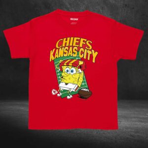 Kansas City Chiefs Homage Super Bowl Lviii X Spongebob Squarepants T-shirt 3 Kansas City Chiefs Homage Super Bowl Lviii X Spongebob Squarepants T shirt 4