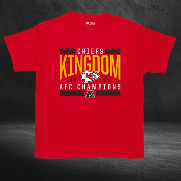 Kansas City Chiefs Kingdom 2023 Afc Champions Not Done T-shirt