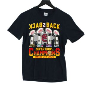 Kansas City Chiefs Super Bowl Champions Back To Back T-shirt Kansas City Chiefs Super Bowl Champions Back To Back T-shirt