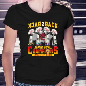 Kansas City Chiefs Super Bowl Champions Back To Back T-shirt