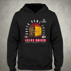 Kansas City Chiefs Vs San Francisco 49ers Super Bowl Lviii Matchup Dueling T shirt 3