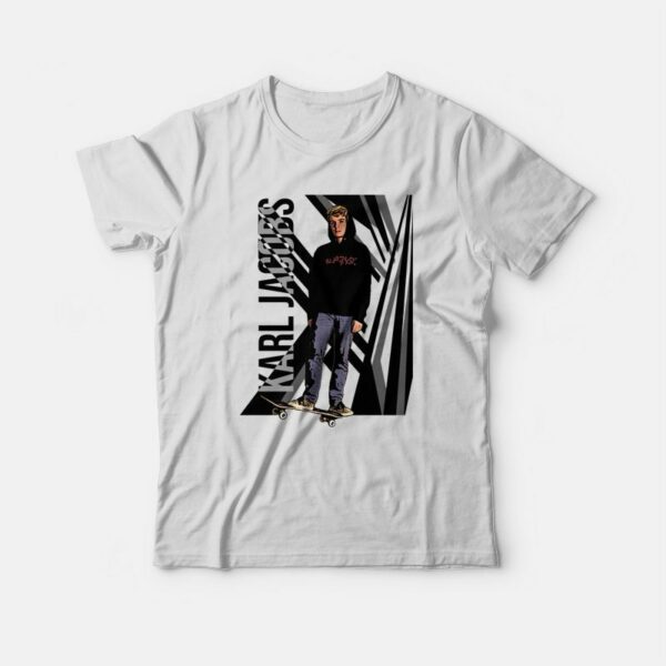 Karl Jacobs Cool Ride A Skateboard T-shirt