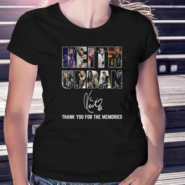 Keith Urban Thank You For The Memories T-shirt