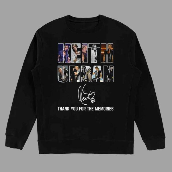 Keith Urban Thank You For The Memories T-shirt