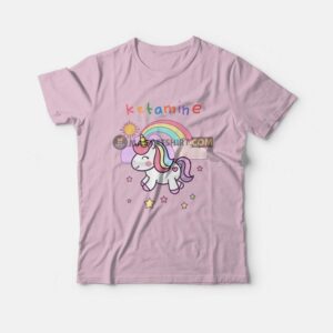 Ketamine Unicorn Horse Funny T Shirt 3