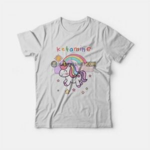 Ketamine Unicorn Horse Funny T Shirt 4