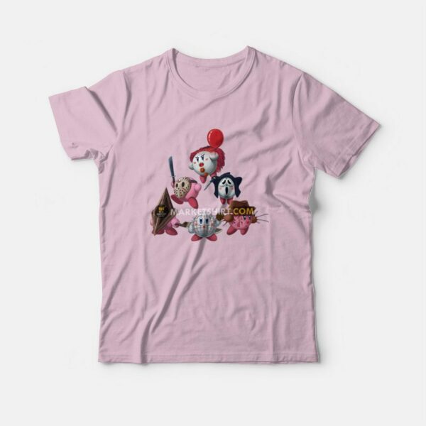 Kirby Horror Characters Movie Killers T-Shirt