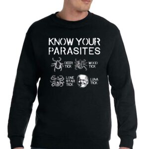 Know Your Parasites Luna Tick T Shirt 4