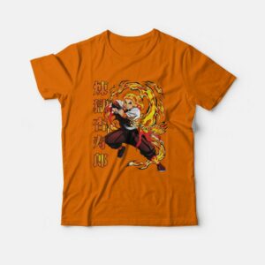 Kyojuro Rengoku T-shirt Demon Slayer Kimetsu no Yaiba 2 Kyojuro Rengoku T shirt Demon Slayer Kimetsu no Yaiba 3
