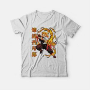 Kyojuro Rengoku T-shirt Demon Slayer Kimetsu no Yaiba 3 Kyojuro Rengoku T shirt Demon Slayer Kimetsu no Yaiba 4
