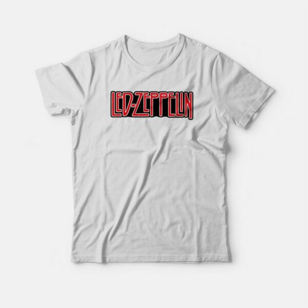 Led Zeppelin Red Logo T-shirt