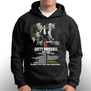 Lefty Driesell 1931 – 2024 Maryland 1969 – 1998 Thank You For The Memories T-shirt 2 Lefty Driesell 1931 2024 Maryland 1969 1998 Thank You For The Memories T shirt 3