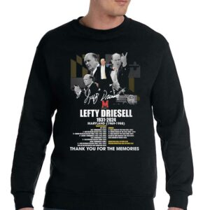Lefty Driesell 1931 – 2024 Maryland 1969 – 1998 Thank You For The Memories T-shirt 3 Lefty Driesell 1931 2024 Maryland 1969 1998 Thank You For The Memories T shirt 4