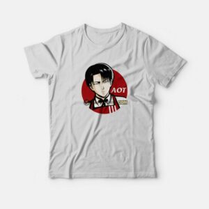 Levi Ackerman Aot Kfc Logo Funny T-Shirt Levi Ackerman Aot Kfc Logo Funny T-Shirt