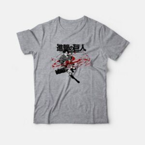 Levi Ackerman Attack On Titan Anime T Shirt 3