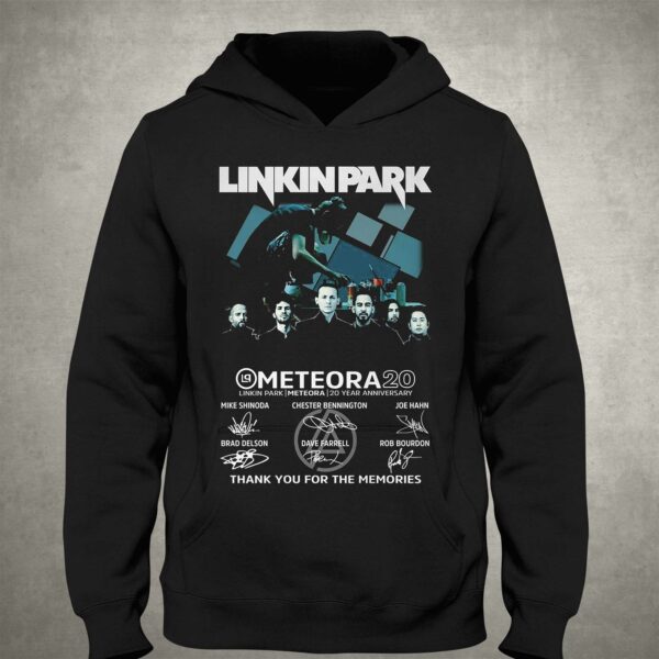 Linkin Park Meteora 20 Year Anniversary Thank You For The Memories T-shirt