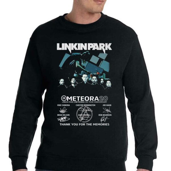 Linkin Park Meteora 20 Year Anniversary Thank You For The Memories T-shirt