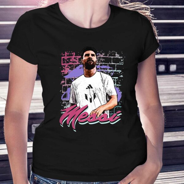 Lionel Messi Inter Miami Cf Adidas Mural T-shirt