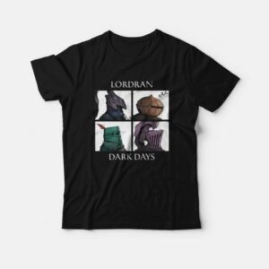 Lordran Dark Days Video Game T-Shirt 3 Lordran Dark Days Video Game T Shirt 4