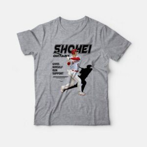 Los Angeles Angels Shohei Ohtani Gives Himself Run Support T-Shirt