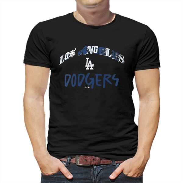 Los Angeles Dodgers Fanatics Branded Graffiti Arch T-shirt