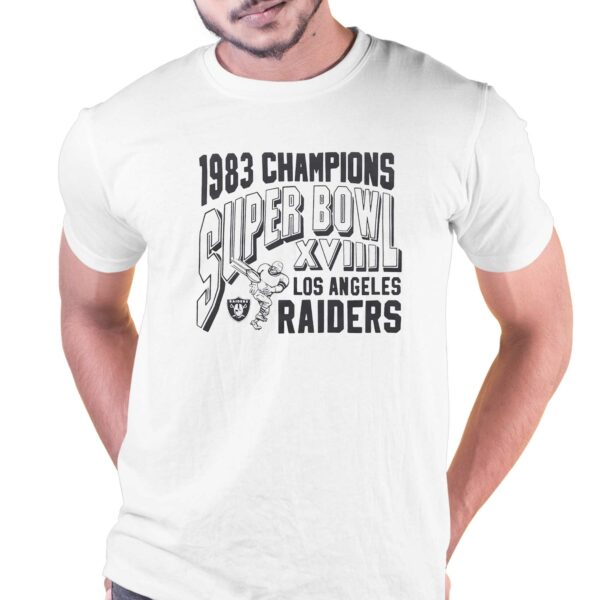 Los Angeles Raiders Super Bowl Xviii Champs Shirt