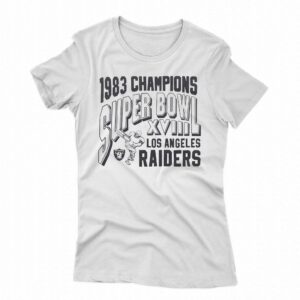 Los Angeles Raiders Super Bowl Xviii Champs Shirt