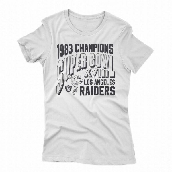 Los Angeles Raiders Super Bowl Xviii Champs Shirt