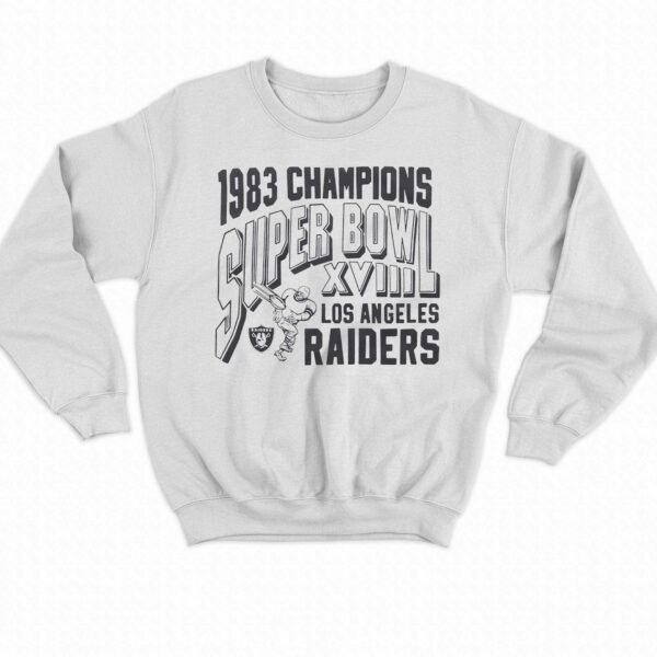 Los Angeles Raiders Super Bowl Xviii Champs Shirt