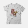Luffy X Titan Meat Attack On Titan One Piece T-Shirt