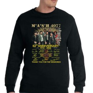 Mash 4077 52th Anniversary 1972-2024 Thank You For The Memories T-shirt 3 Mash 4077 52th Anniversary 1972 2024 Thank You For The Memories T shirt 4