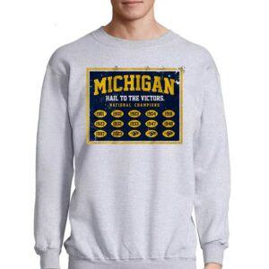 Michigan Football National Champs Banner Shirt 3 Michigan Football National Champs Banner Shirt 4