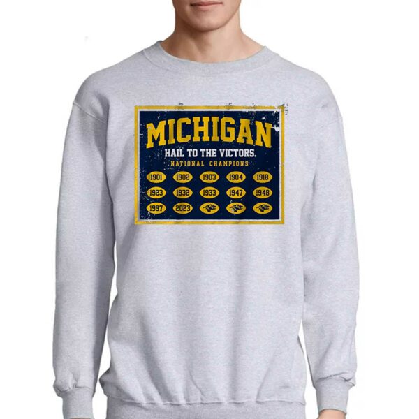 Michigan Football National Champs Banner Shirt