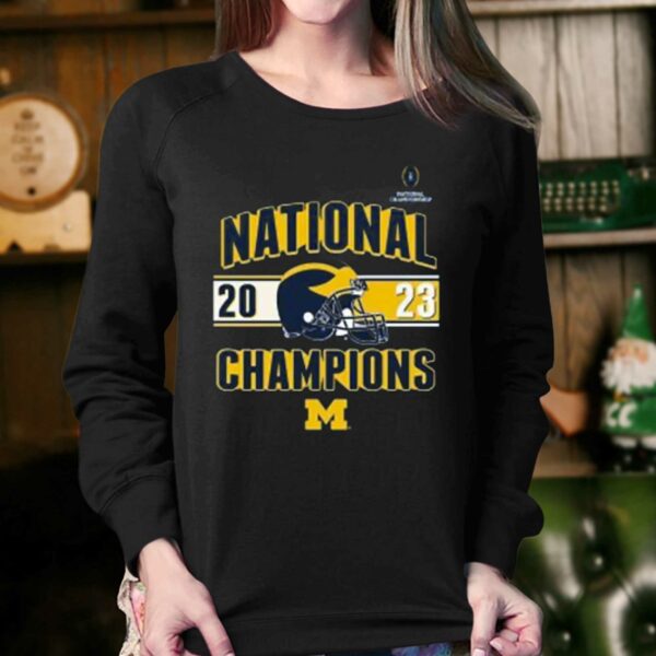 Michigan Wolverines College Football Playoff 2023 National Champions T-shirt
