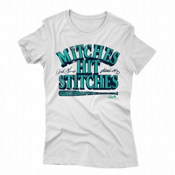 Mitch Haniger &amp Mitch Garver Mitches Hit Stitches Shirt