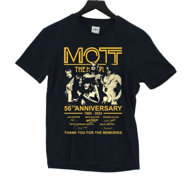 Mott The Hoople 56th Anniversary 1968-2024 Thank You For The Memories T-shirt