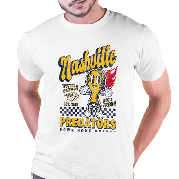 Nashville Predators Mitchell &amp Ness Concession Stand T-shirt