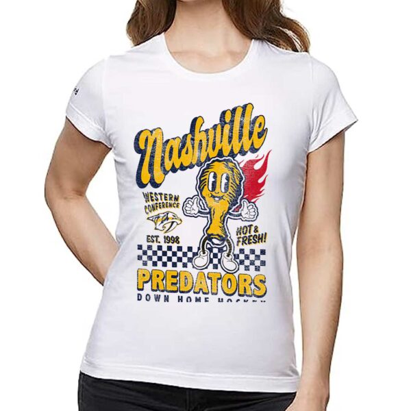 Nashville Predators Mitchell &amp Ness Concession Stand T-shirt