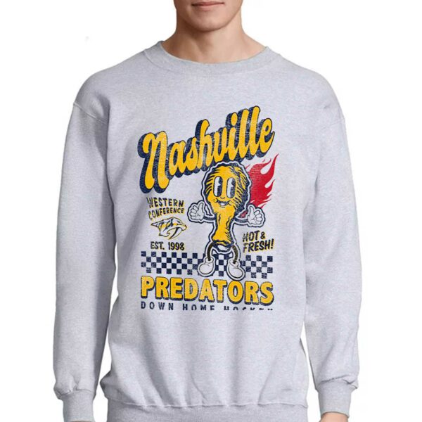 Nashville Predators Mitchell &amp Ness Concession Stand T-shirt